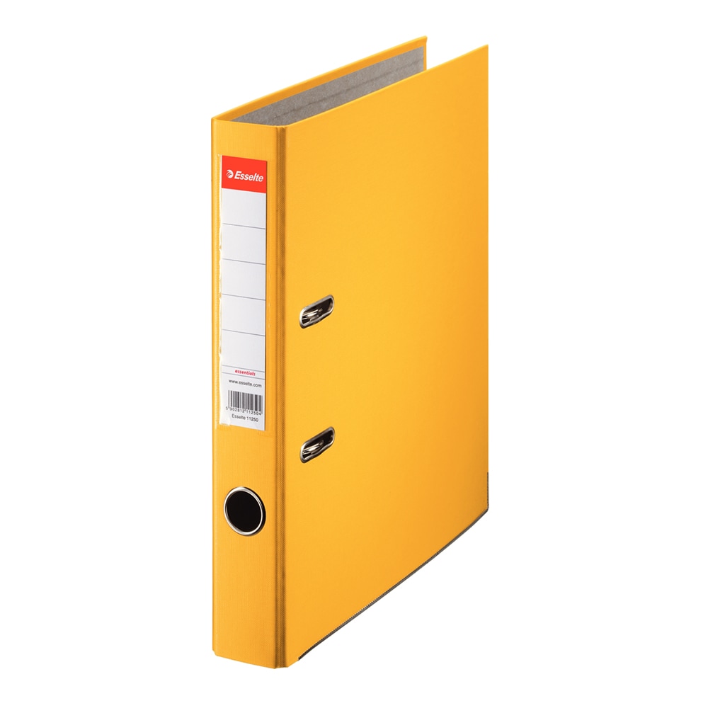 Biblioraft plastifiat/cartonat ESSELTE Economy, A4, 50 mm, galben