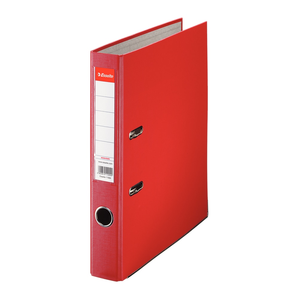 Biblioraft plastifiat/cartonat ESSELTE Economy, A4, 50 mm, rosu