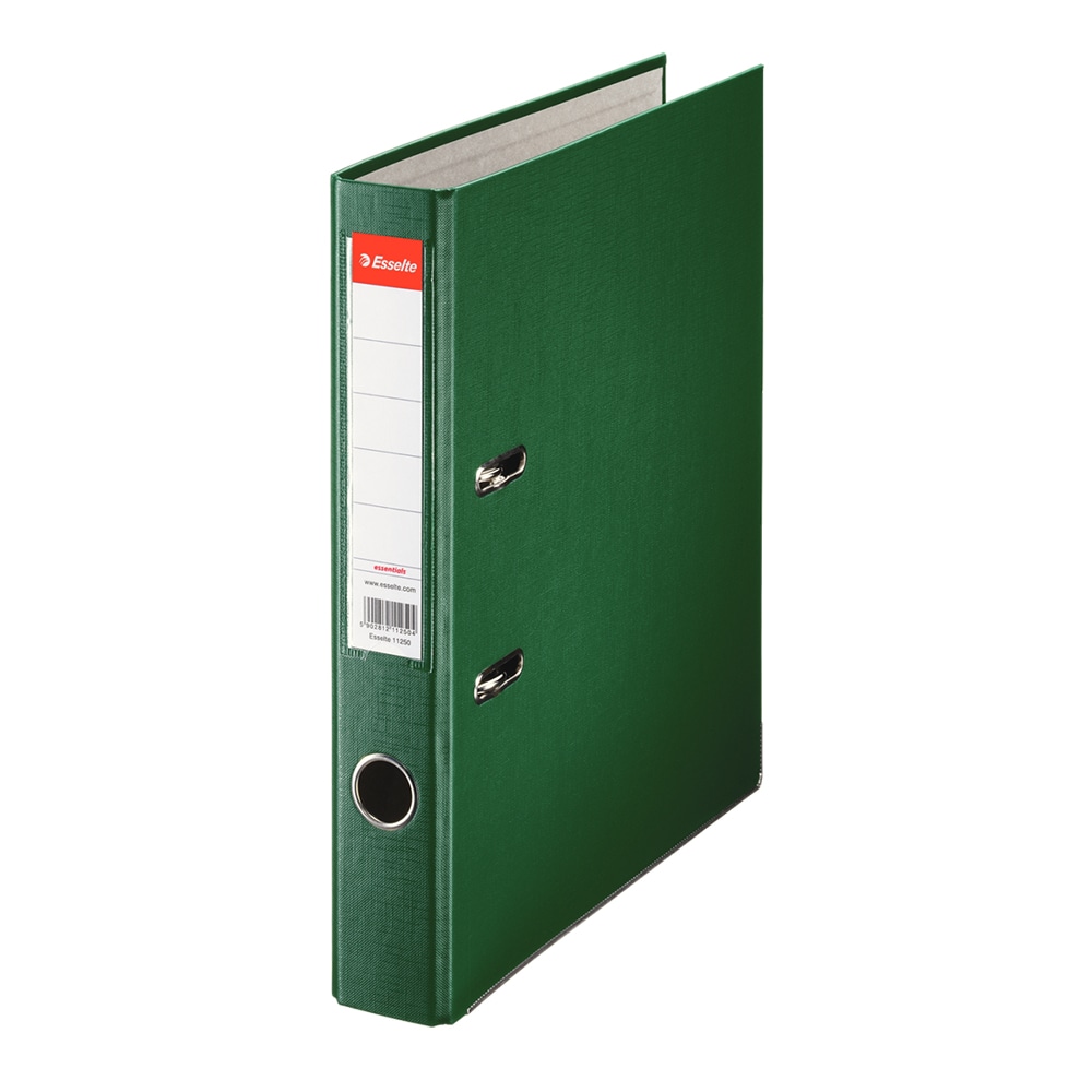 Biblioraft plastifiat/cartonat ESSELTE Economy, A4, 50 mm, verde