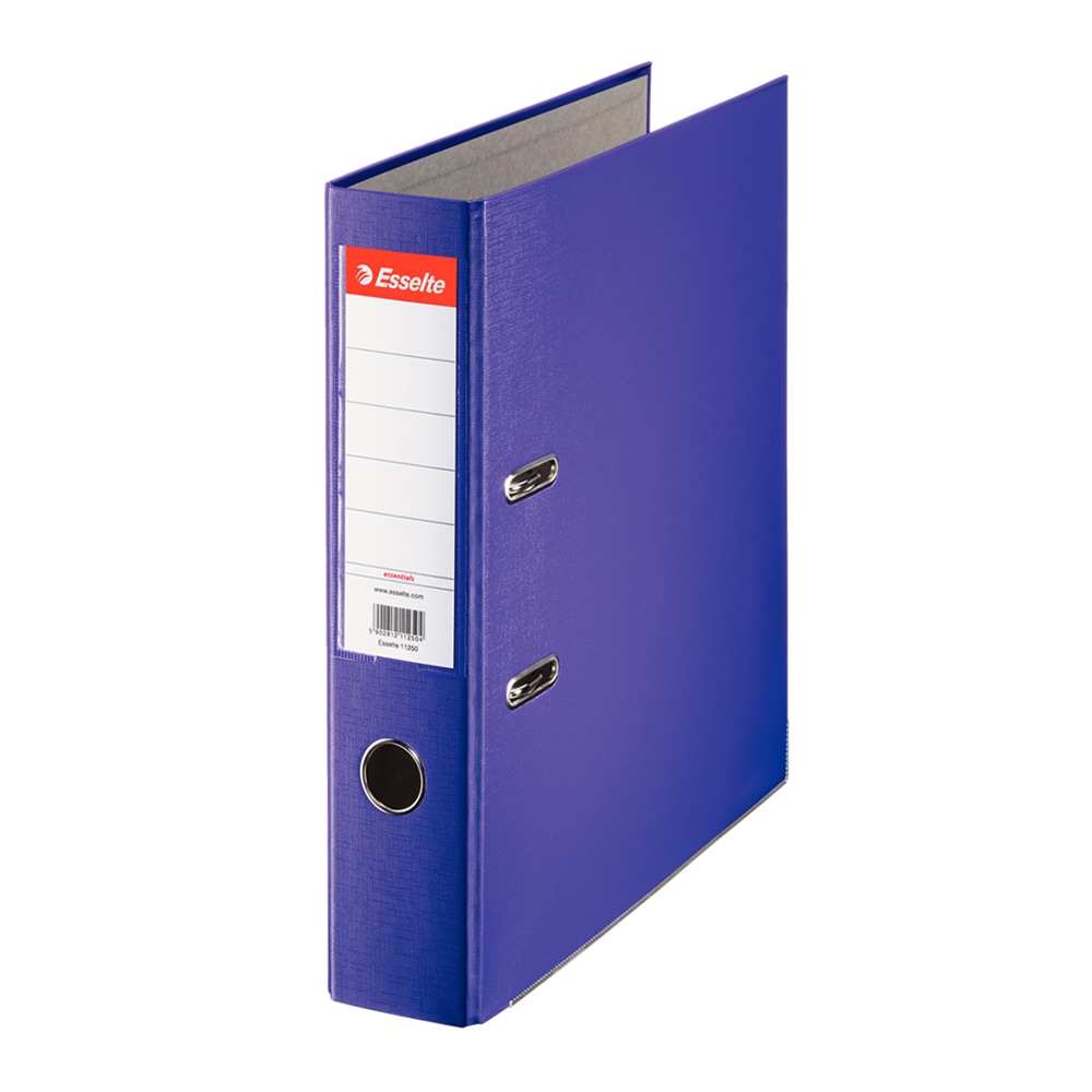 Biblioraft plastifiat/cartonat ESSELTE Economy, A4, 75 mm, violet