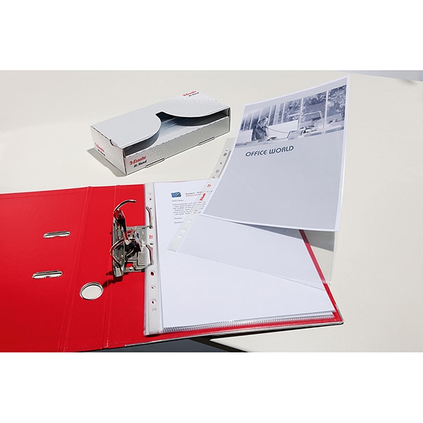 Folii de protectie documente ESSELTE, A4, 43 microni, 50 bucati