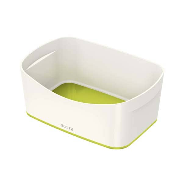 Cutie depozitare LEITZ MyBox, plastic, alb-verde