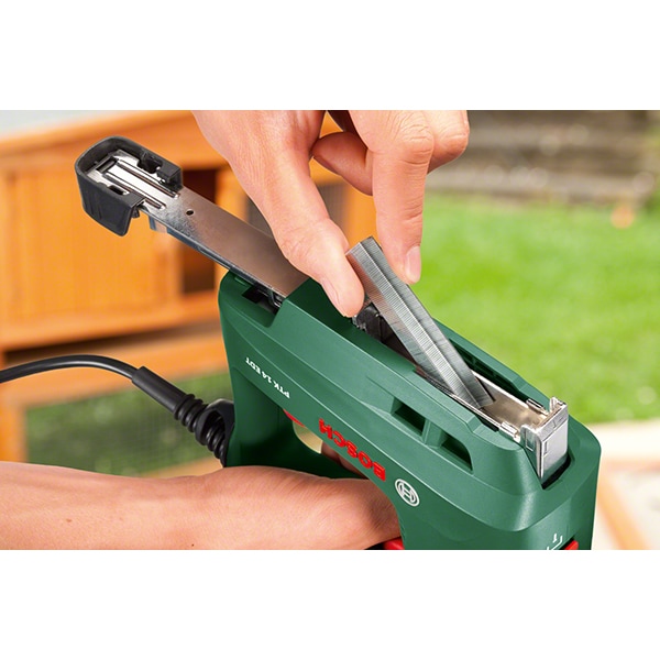 Capsator electric BOSCH PTK 14 EDT, 30 percutii, verde