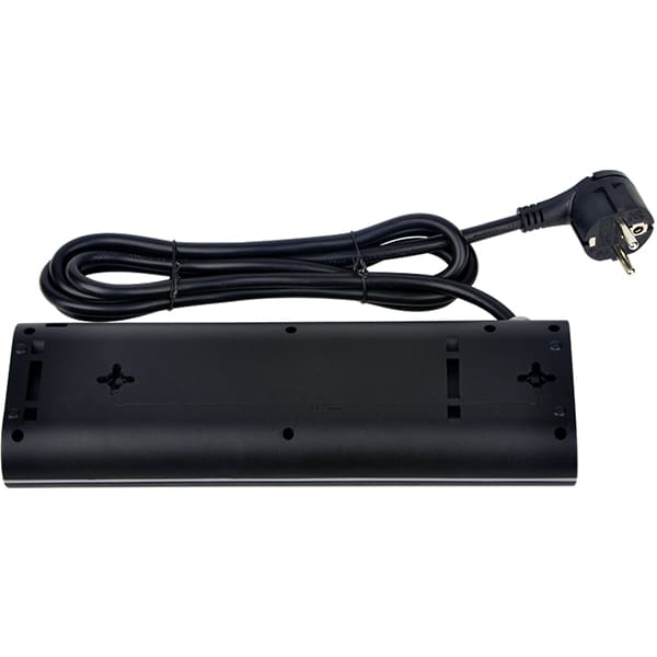 Prelungitor cu protectie STROHM SM18011803, 3 prize, 2 x USB, 1.5 m, negru