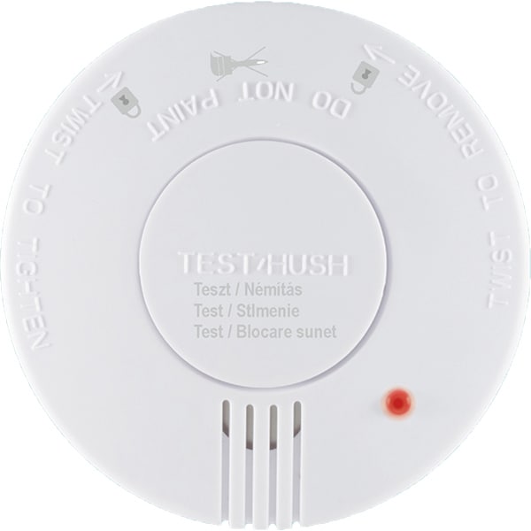 Senzor de fum HOME SMO 01, optic, alb