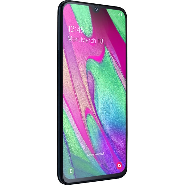 SAMSUNG Galaxy A40, 64GB, 4GB RAM, Dual SIM, Black