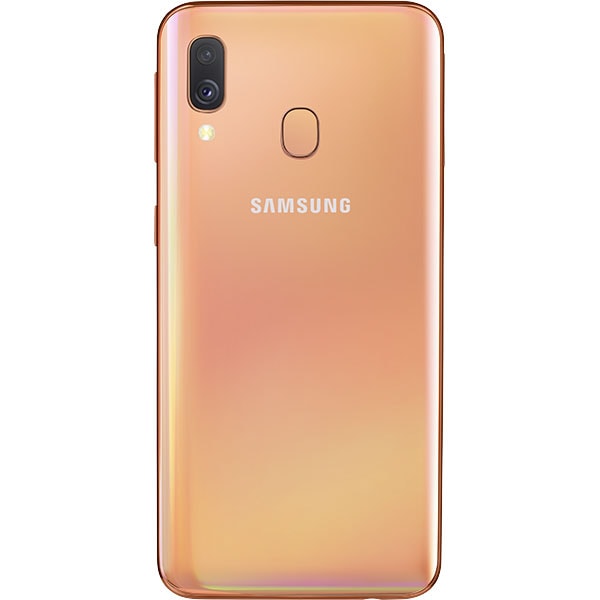 SAMSUNG Galaxy A40, 64GB, 4GB RAM, Dual SIM, Orange-Coral