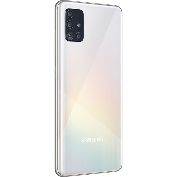 Telefon SAMSUNG Galaxy A51, 128GB, 4GB RAM, Dual SIM, Prism Crush White