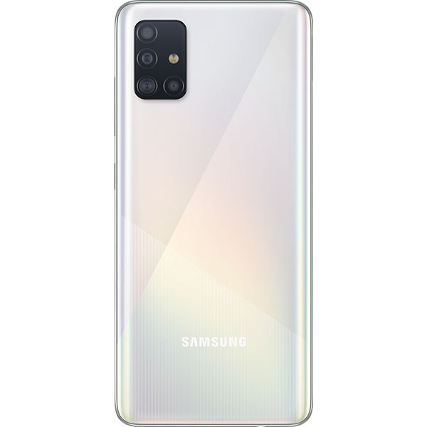Telefon SAMSUNG Galaxy A51, 128GB, 4GB RAM, Dual SIM, Prism Crush White