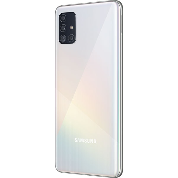 Telefon SAMSUNG Galaxy A51, 128GB, 4GB RAM, Dual SIM, Prism Crush White