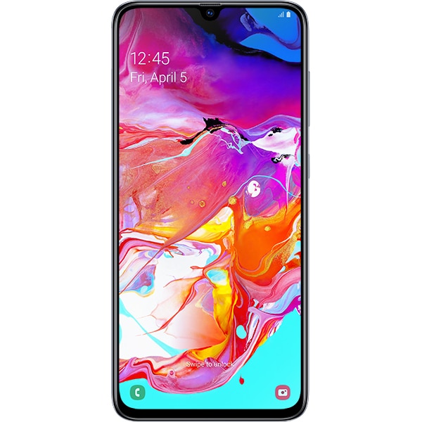 SAMSUNG Galaxy A70, 128GB, 6GB RAM, Dual SIM, White