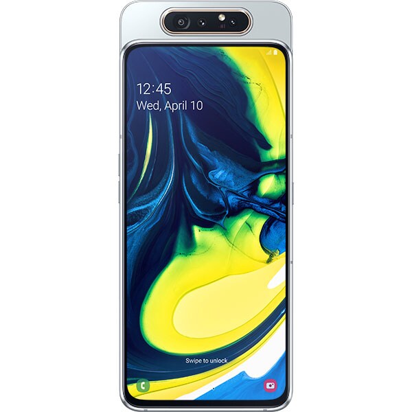 SAMSUNG Galaxy A80, 128GB, 8GB RAM, Dual SIM, Ghost White