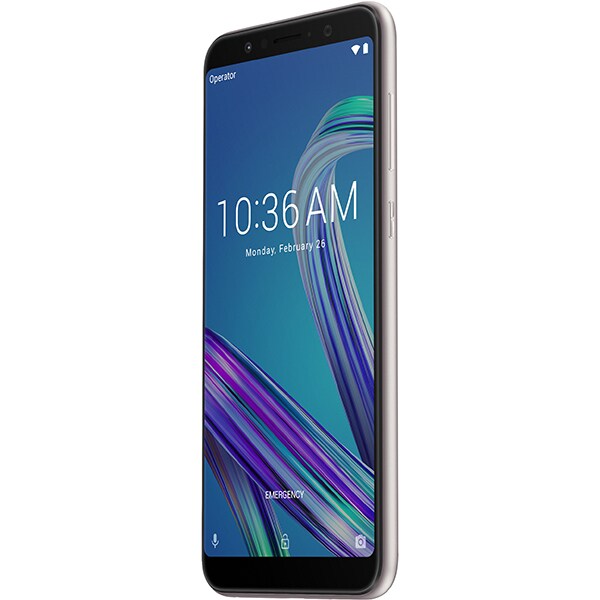Telefon ASUS Zenfone Max Pro ZB602KL, 32GB, 3GB RAM, Dual SIM, Silver  