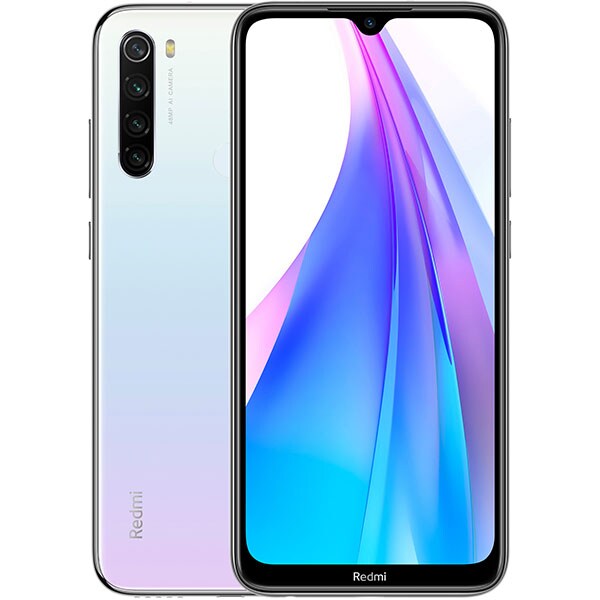 Telefon XIAOMI Redmi Note 8T, 64GB, 4GB RAM, Dual SIM, Moonshadow White