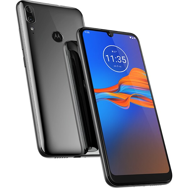 Telefon MOTOROLA Moto E6 Plus, 64GB, 4GB RAM, Dual SIM, Polished Graphite