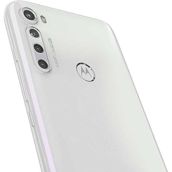 Telefon MOTOROLA One Fusion+, 128GB, 6GB RAM, Dual SIM, Moonlight White