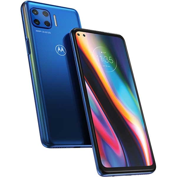 Telefon MOTOROLA Moto G 5G Plus, 128GB, 6GB RAM, Dual SIM, Surfing Blue
