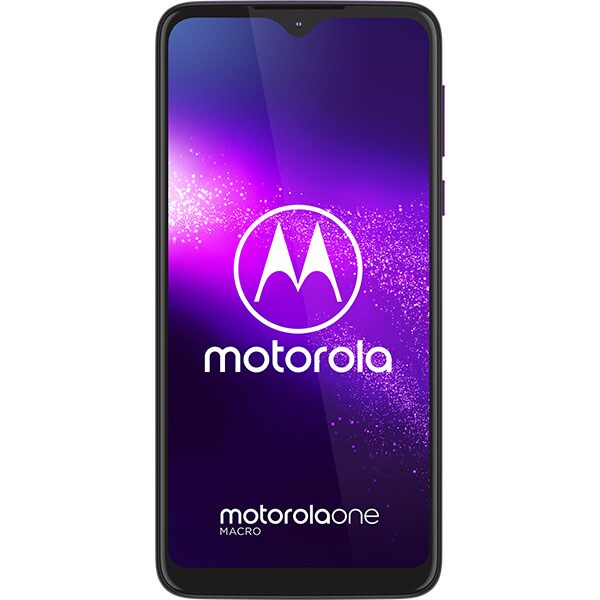 Telefon MOTOROLA One Macro, 64GB, 4GB RAM, Dual SIM, Ultra Violet
