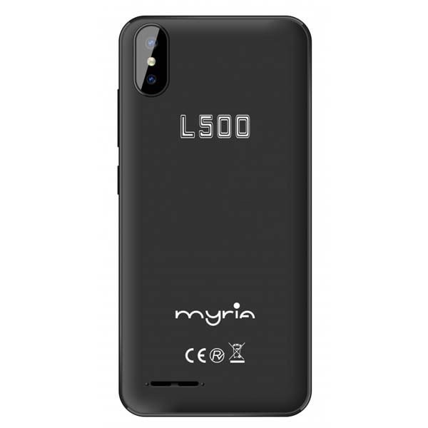 Telefon MYRIA MY9076 L500, 16GB, 2GB RAM, Dual SIM, Black    
