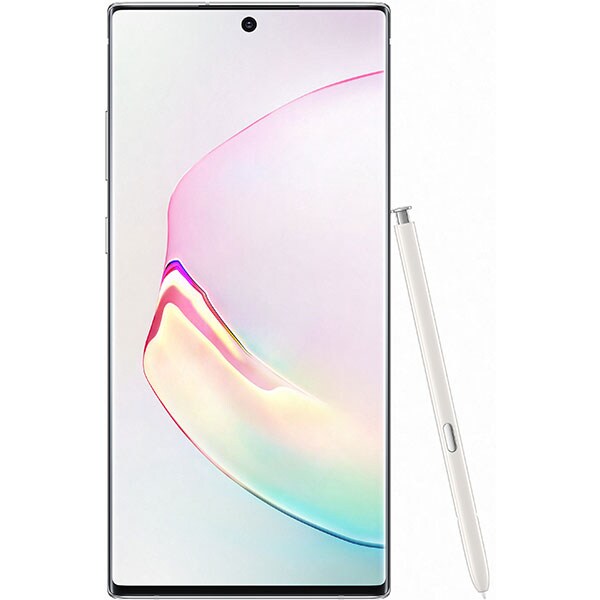 SAMSUNG Galaxy Note 10+, 6.8", 256GB, 12GB RAM, Dual SIM, 4G, Aura White