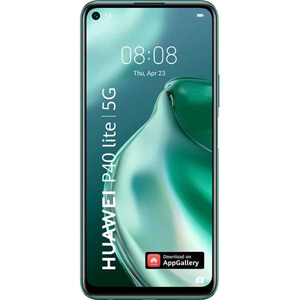 Telefon HUAWEI P40 Lite 5G, 128GB, 6GB RAM, Dual SIM, Crush Green