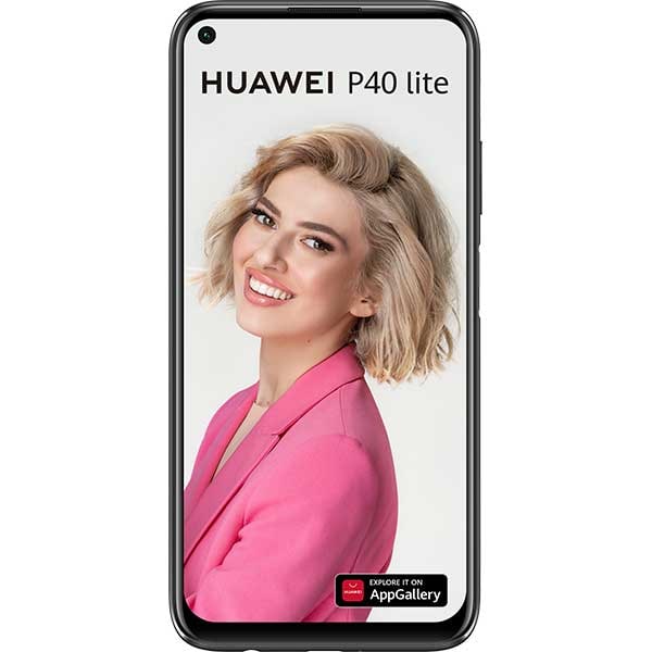 Telefon HUAWEI P40 Lite, 128GB, 6GB RAM, Dual SIM, Midnight Black