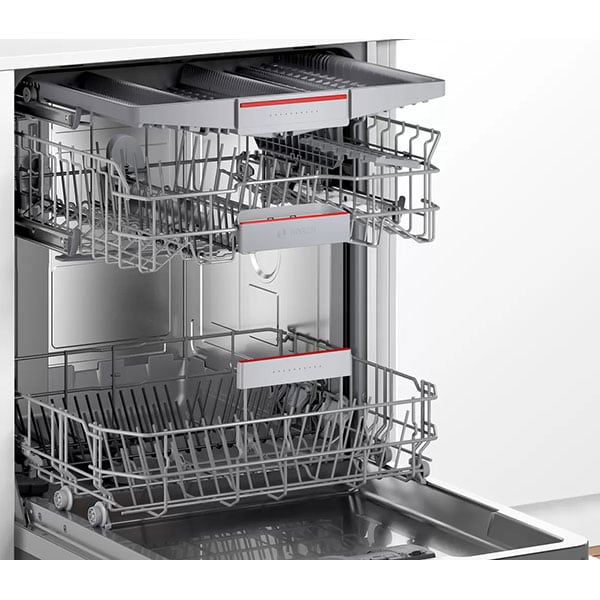 Masina de spalat vase incorporabila BOSCH SMV4HVX32E, 13 seturi, 6 programe, 60 cm, Clasa E, panou comanda argintiu