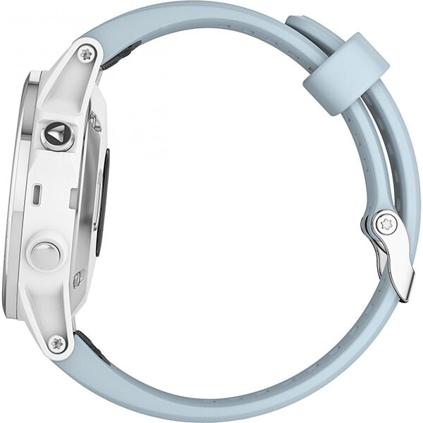 Smartwatch GARMIN Fenix 5S Plus Android/iOS, silicon, Silver/White