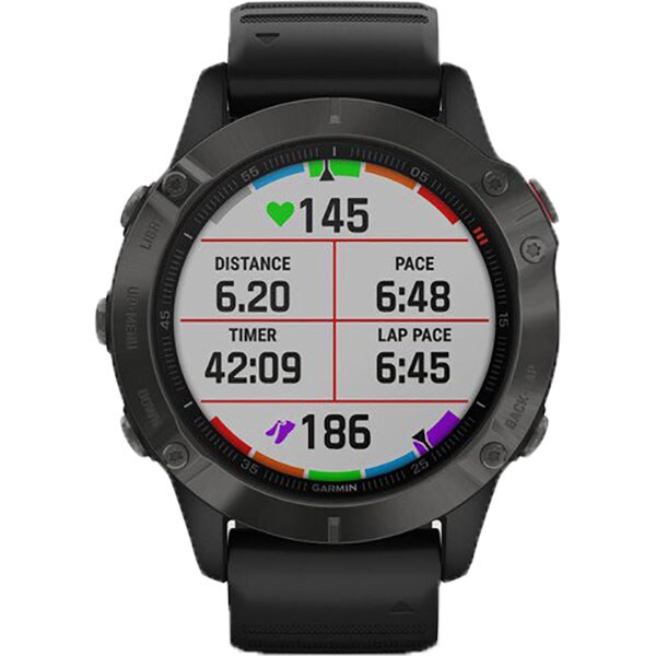 Smartwatch GARMIN Fenix 6 Pro, 47mm, Android/iOS, silicon, negru