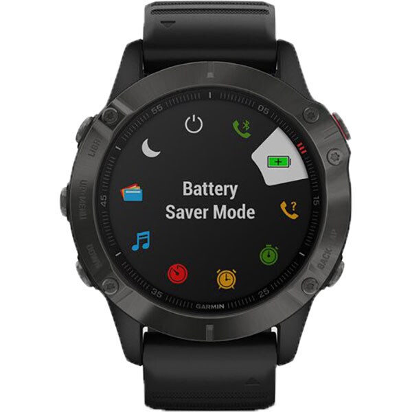 Smartwatch GARMIN Fenix 6 Pro, 47mm, Android/iOS, silicon, negru