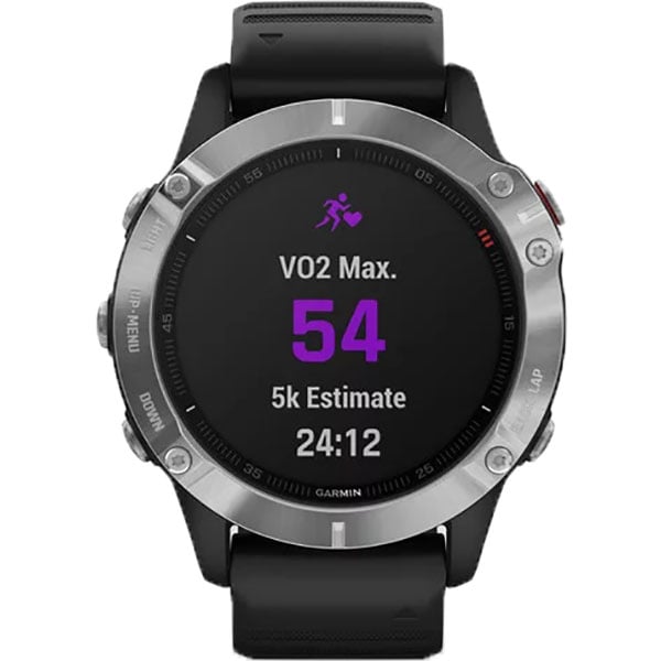 Smartwatch GARMIN Fenix 6, 47mm, Android/iOS, silicon, negru