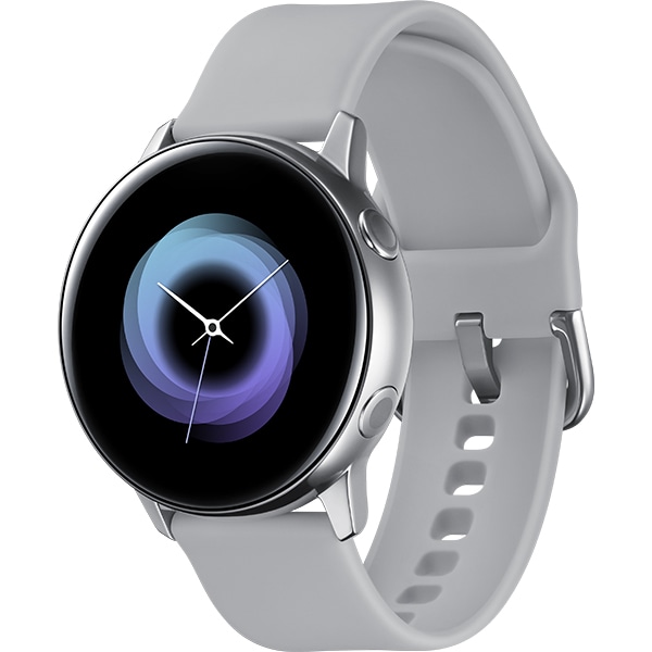 Smartwatch SAMSUNG Galaxy Watch Active, Android/iOS, silicon, Silver