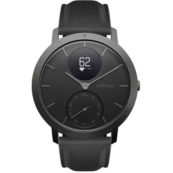 Smartwatch WITHINGS Steel HR 40mm Limited Edition, Android/iOS, silicon, Slate Grey/Black