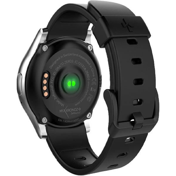 Smartwatch MYKRONOZ ZeRound3, Android/iOS, silicon, argintiu