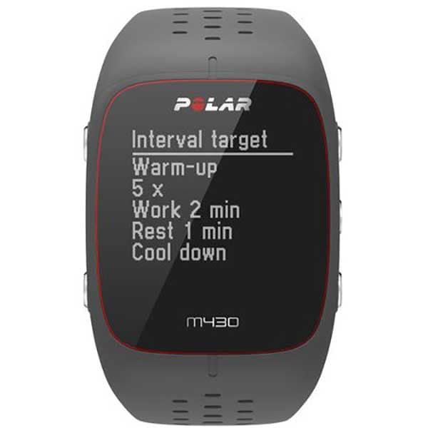 Smartwatch POLAR M430, Android/iOS, silicon, Grey