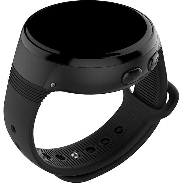 Smartwatch pentru copii MYRIA MY9515BK, Android, silicon, negru