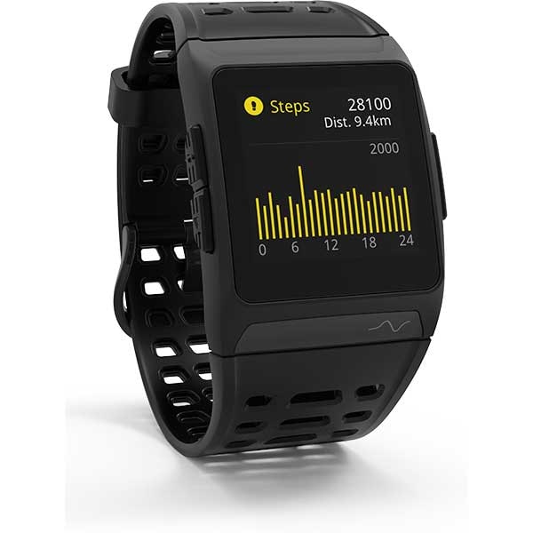 Smartwatch MYRIA MY9519BK, Android/iOS, silicon, negru