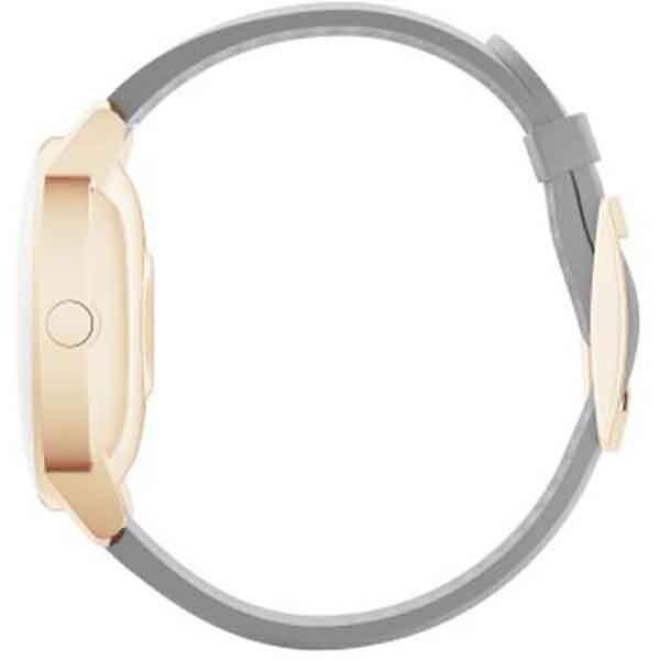 Smartwatch NOKIA Steel HR 36mm, Android/iOS, silicon, Small, Carcasa Rose Gold, Grey Band