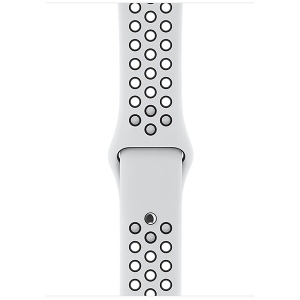 APPLE Watch 3 Nike+ 38mm Silver Aluminium Case, Platinum/Black Nike Sport Band 