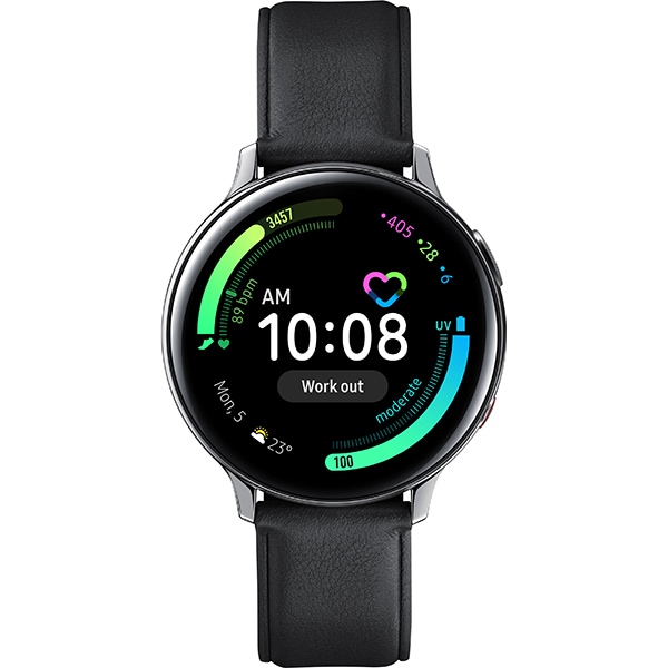 Smartwatch SAMSUNG Galaxy Watch Active 2 44mm, 4G, Android/iOS, Stainless steel, Silver