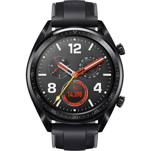 Smartwatch HUAWEI Watch GT, Android/iOS, silicon, negru