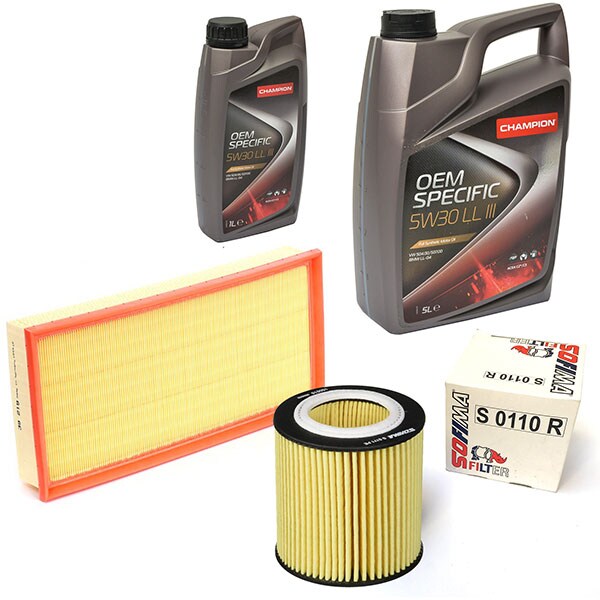 Pachet schimb ulei CHAMPION Ford Focus III 2.0 TDCi, 2010-Prezent, 115-163CP