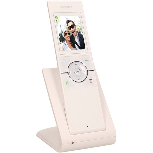 Interfon video Wireless ORNO OR-VID-XE-1051/W, LCD, 2.4 inch, gri-alb