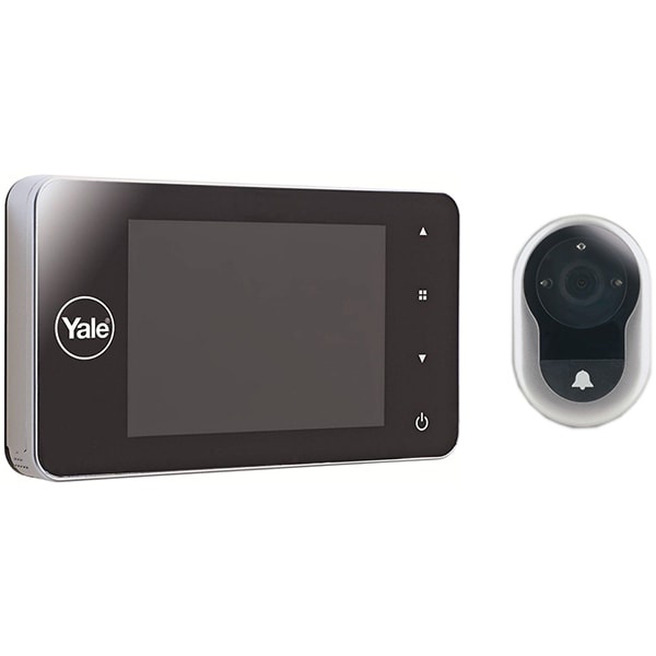 Vizor electronic YALE DDV4500, LCD 4", 4 x AA, argintiu