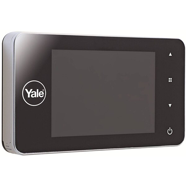 Vizor electronic YALE DDV4500, LCD 4", 4 x AA, argintiu