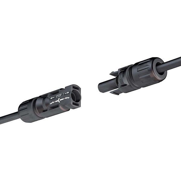 Set conector PNI MC4, mama-tata, pentru cablu solar, 4-6 mm