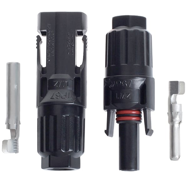 Set conector PNI MC4, mama-tata, pentru cablu solar, 4-6 mm