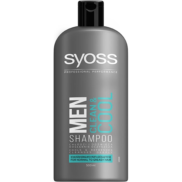 Sampon SYOSS Men Clean&Cool, 500ml