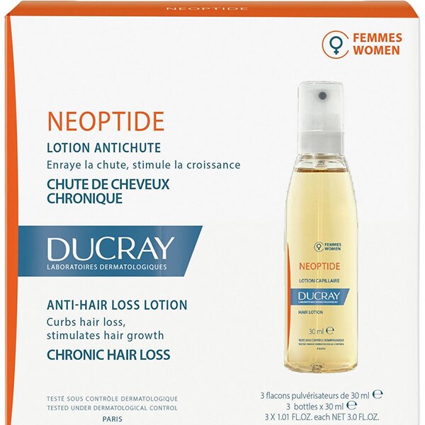 Lotiune impotriva caderii parului DUCRAY Neoptide, 3 x 30ml