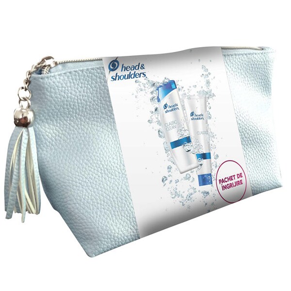 Pachet HEAD & SHOULDERS Classic Clean: Sampon, 400ml + Balsam de par, 220ml